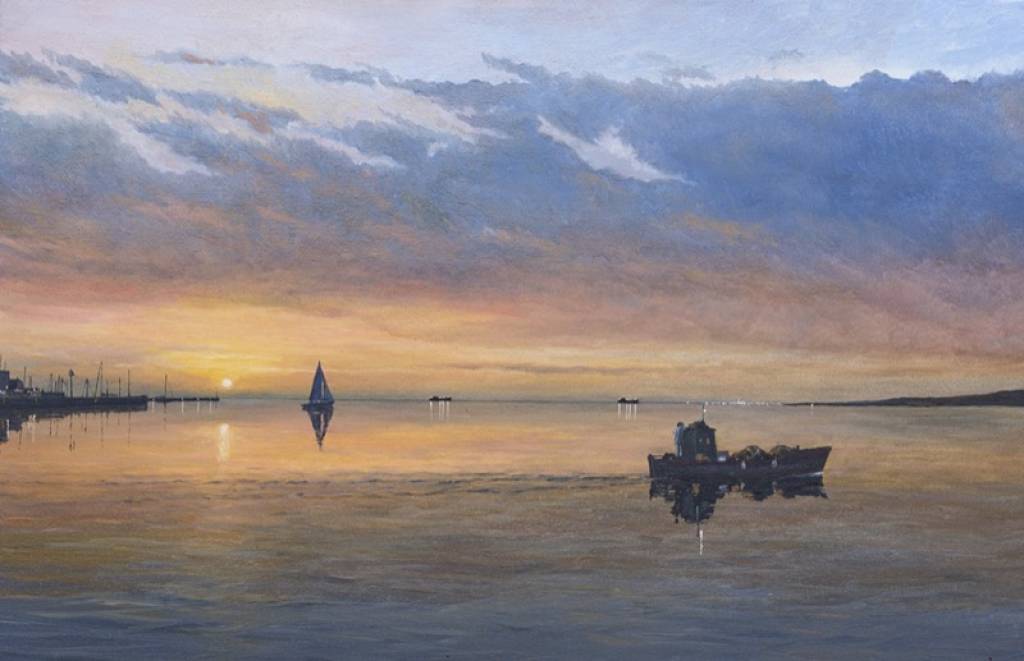 Fabio Colussi. Il pittore del mare: sabato 18 dicembre 2021 apre la mostra personale del pittore triestino al Salone d'Arte di Trieste
