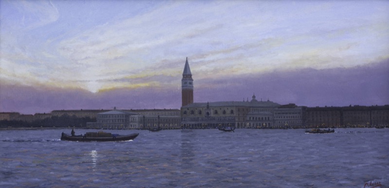 Venezia 2024 - olio su tela - cm. 30x60 Venezia 2024 - olio su tela - cm. 30x60