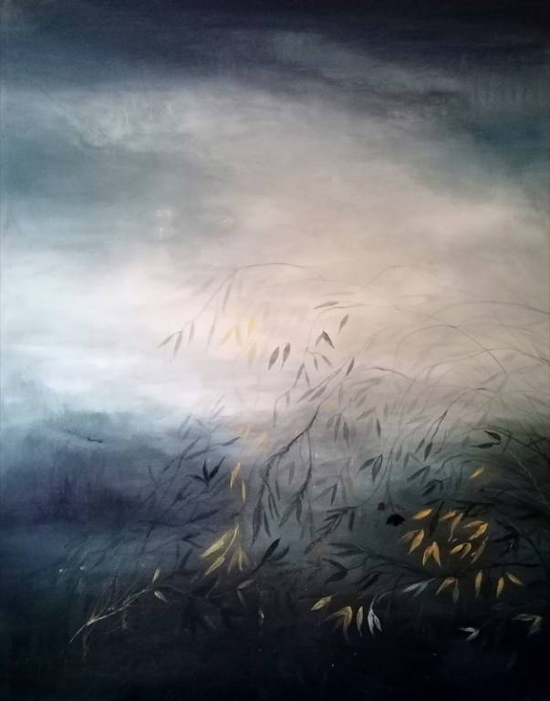 Tra il buio e la luce, 29022 - acrilico - cm. 150x120 Tra il buio e la luce, 29022 - acrilico - cm. 150x120