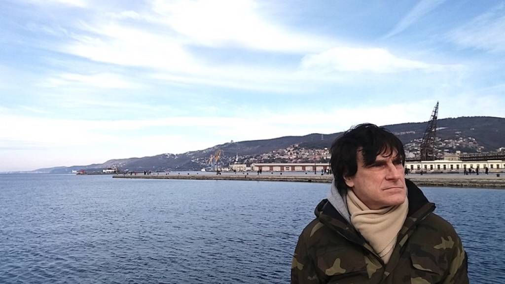 Fabio Colussi davanti al suo mare Fabio Colussi davanti al suo mare