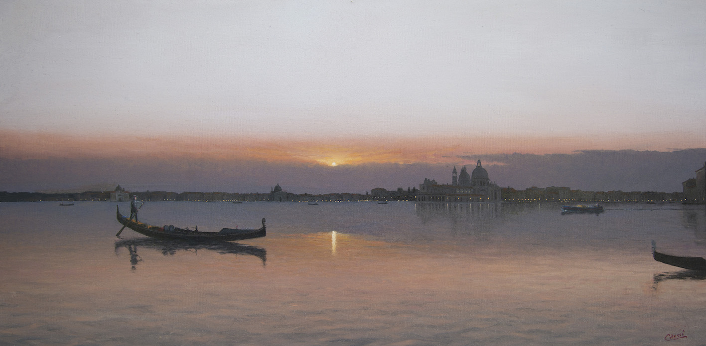 Venezia, 2020 - olio su tela - cm 50x100
