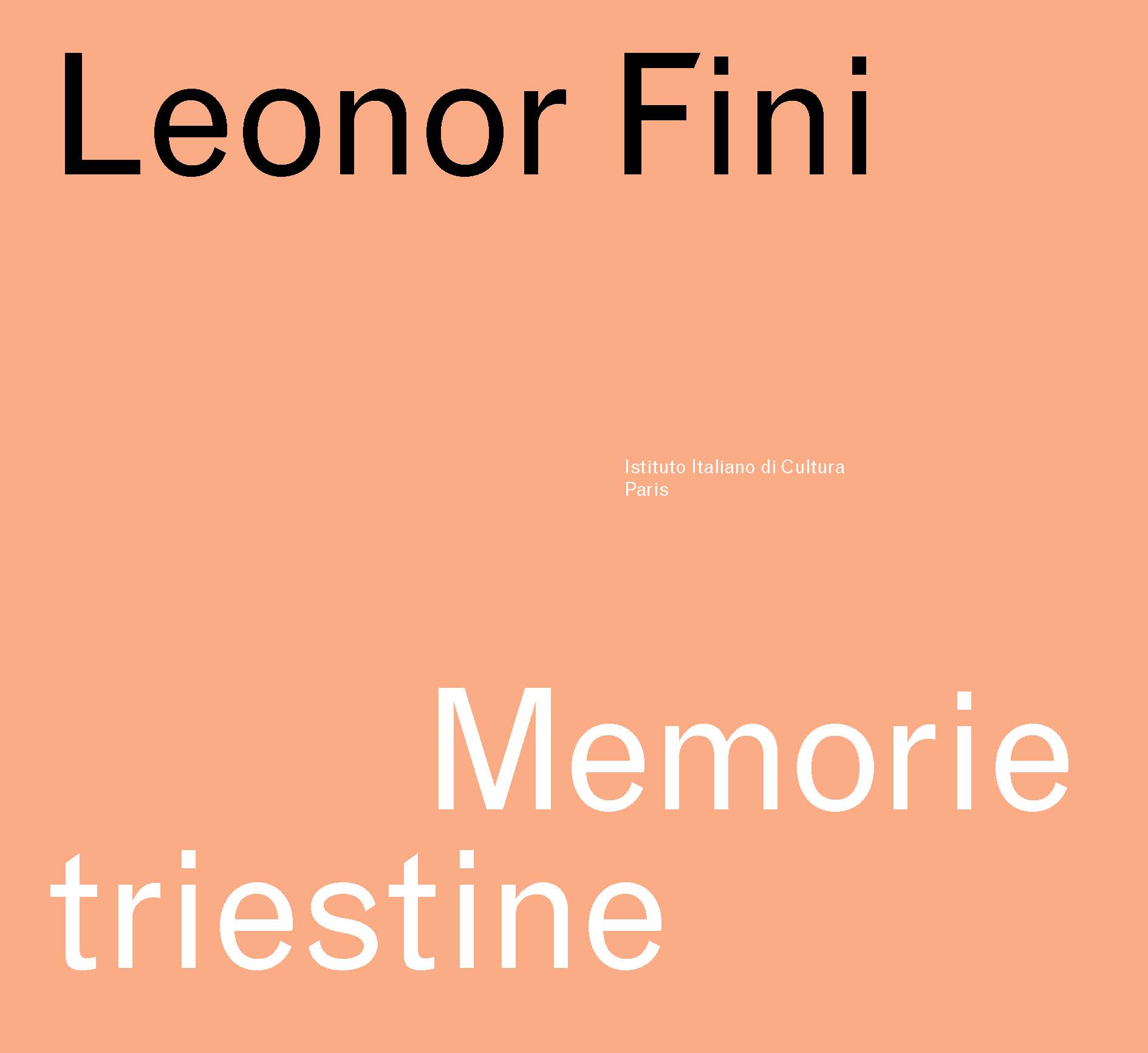 Il catalogo della mostra “Leonor Fini. Memorie triestine” (edito dall'Istituto Italiano di Cultura di Parigi) a Radio Rai, trasmissione Sconfinamenti, 17 gennaio 2022