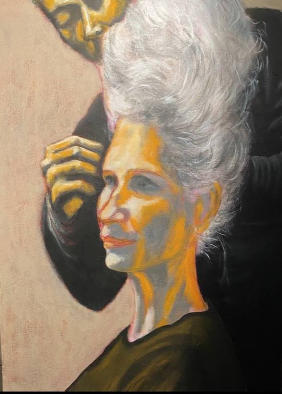 Et voilà, 2023 - acrilico su tela - cm. 70x50