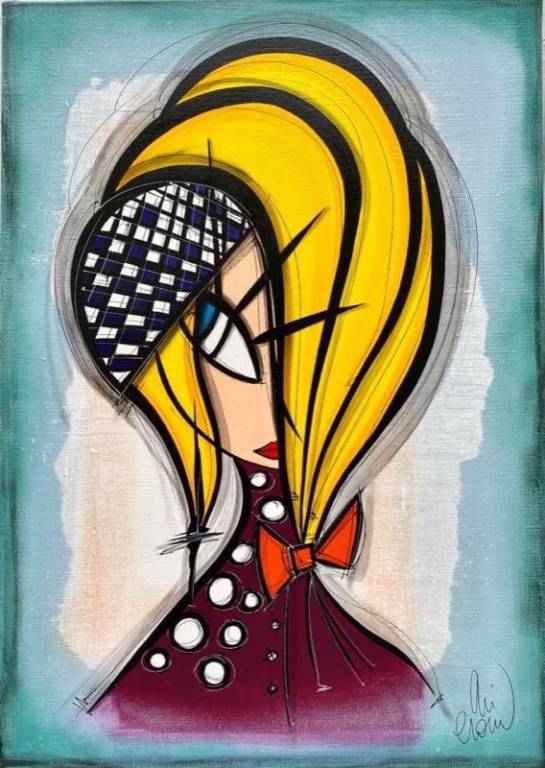 AriErom SuspiciousMind tecnicamistasutela 50x70cm AriErom SuspiciousMind tecnicamistasutela 50x70cm