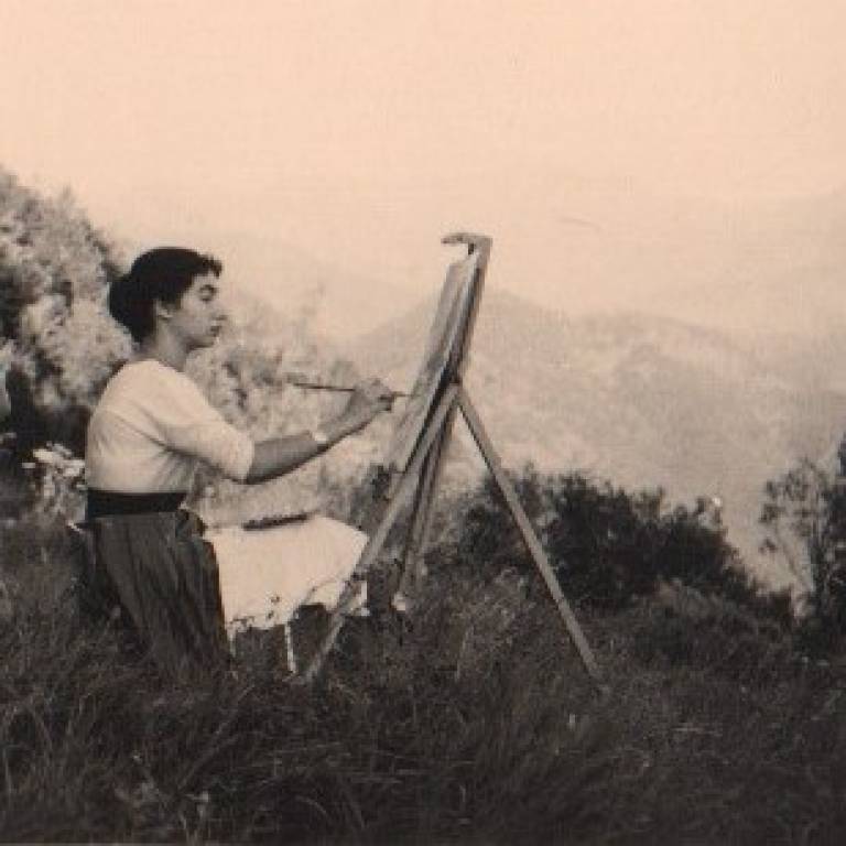 A Ramandolo (Udine) nel settembre 1957 A Ramandolo (Udine) nel settembre 1957