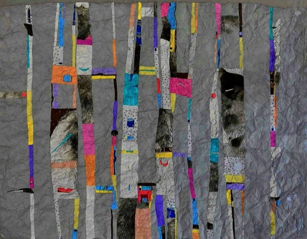 Sabato 20 maggio 2023 al Mercato Coperto di Trieste inaugurazione della mostra La luna e oltre dell'artista Elizabeth Ruchti