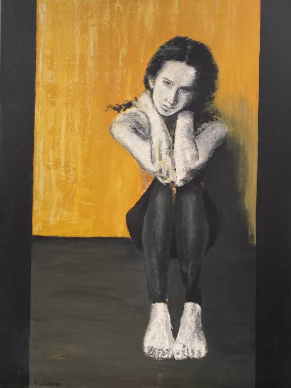 Sola 2017 - acrilico su tela - cm. 85x65 Sola 2017 - acrilico su tela - cm. 85x65