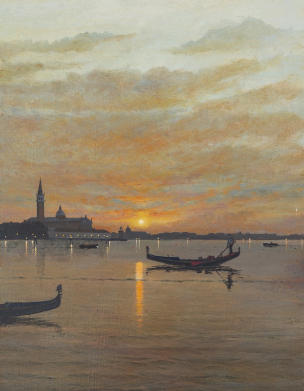La sera, 2022 - olio su tavola - cm. 30x40 La sera, 2022 - olio su tavola - cm. 30x40